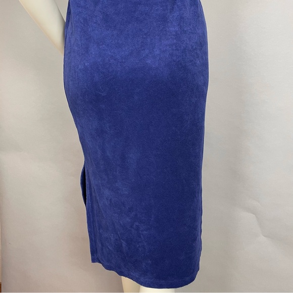 Juicy Couture Terrycloth Dress Y2K-Style Size Small Lace-Up Sides Slits Blue - Picture 7 of 13